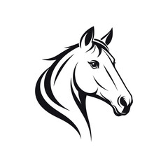horse silhouette vector design illustration