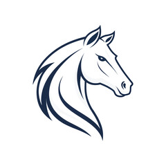 horse silhouette vector design illustration