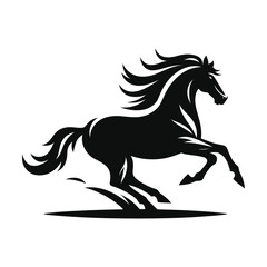horse silhouette vector design illustration