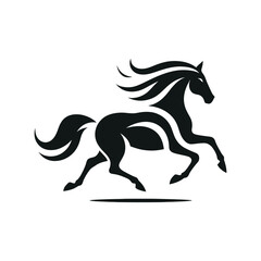 horse silhouette vector design illustration
