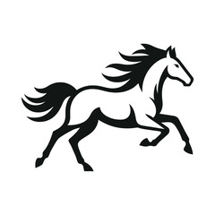 horse silhouette vector design illustration
