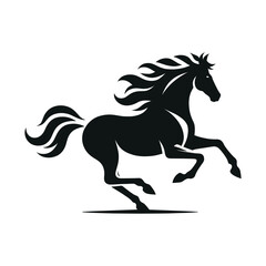 horse silhouette vector design illustration