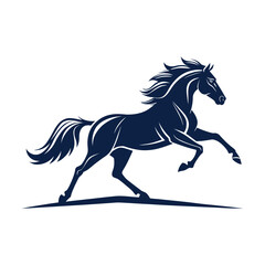 horse silhouette vector design illustration