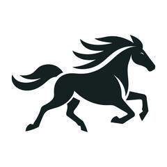 horse silhouette vector design illustration