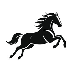 horse silhouette vector design illustration