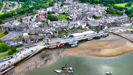 Conwy river estuary, North Wales