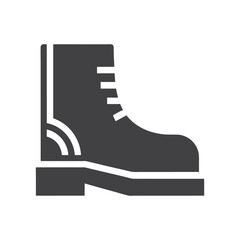 Boot icon. Safety Shoes vector icon. Protective boot shoes vector icon.