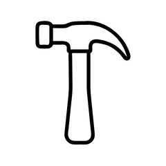 carpenter hammer icon design