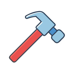 carpenter hammer icon design