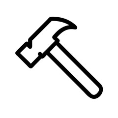 carpenter hammer icon design
