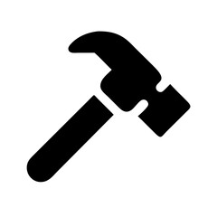 carpenter hammer icon design