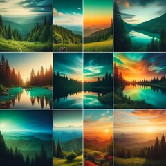 Nature Inspired Color Gradients
