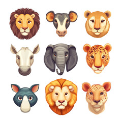 Adorable African animal faces a delightful collection of wildlife portraits