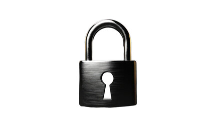 Naklejka premium padlock isolated on white background 