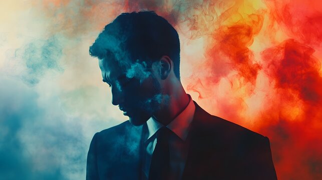 Businessman Practicing Mindfulness