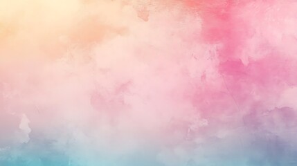 Fototapeta premium Pastel Watercolor Sky Abstract Background Design
