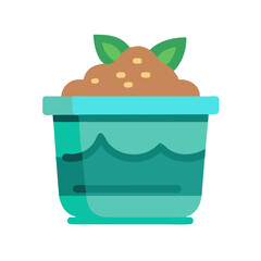 compost bin icon design