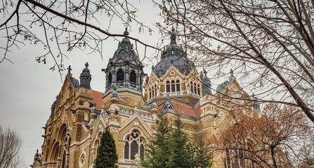 Exterior of the Szeged, Hungary synagogue build in 1902.  