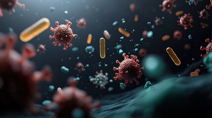 Biological laboratory research microbial biology underwater environment scientific visualization analysis discovery