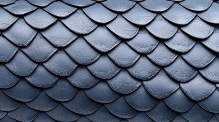 Silver grey texture of snake or dragon reptile leather with detailed scales 