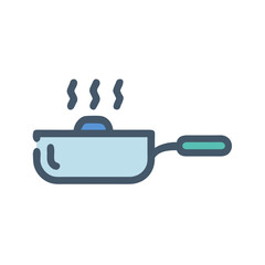 cooking pan icon design