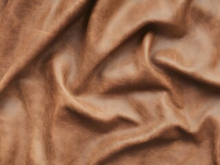 Fototapeta premium Seamless soft leather texture with subtle creases and natural finish