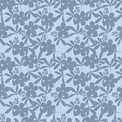 Seamless pattern with floral motifs. Vector illustration.
