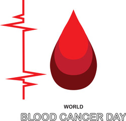 Obraz premium drop of blood with Heart bit logo Design