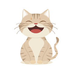 anime cartoon characters cute cats in spring pictures, happy cute, art, animals, kittens, pets, graphics, cats,
