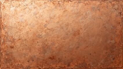 Elegant vintage copper surface with warm hues and subtle patina