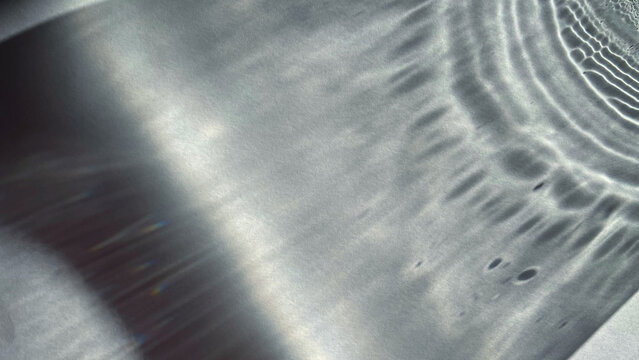 Sunlight casting on a white paper surface trough clear glass. Light refraction, dispersion of light, realistic shadows, 4k UHD, 16:9 ratio. For overlay, multiply, screen Blend Modes for mockups.