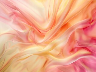 Obraz premium Warm Pastel Tones with Smooth Color Transitions in an Abstract Design