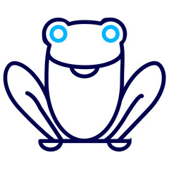 Frog Outline Color icon