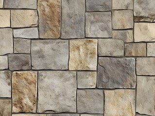 Seamless stone paving texture with natural stone details, perfect for outdoor landscaping and urban design