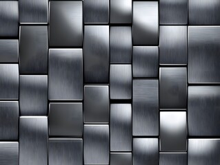 Seamless brushed metal texture with a sleek, polished finish, perfect for modern, high-tech product designs. 