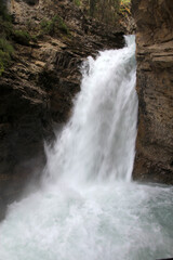 Waterfall in Bunff National park in Alberts, Canada