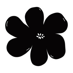 Hand Drawn Wildflower. Flower Shadow
. Doodle Hand Drawn Wildflower. Floral Wedding Invite. Whimsical Wedding. Doodle Hand Drawn flower Bouquet.