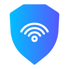 web security gradient icon