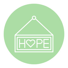 Obraz premium Hope Icon