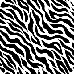 zebra skin texture seamless pattern © mehar
