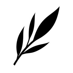 eucalyptus leaf icon design