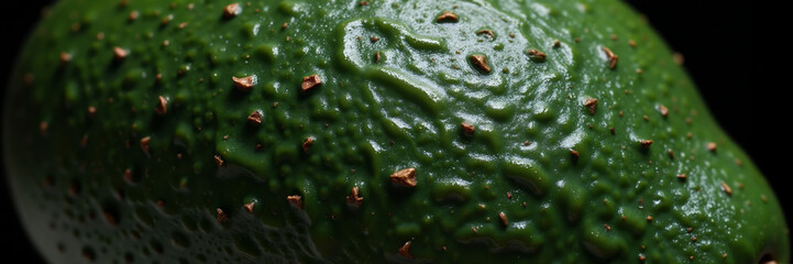 Fototapeta premium Extreme close-up of avocado skin with textured surface 