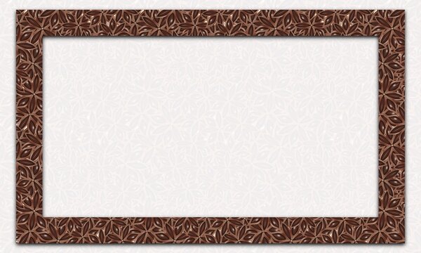 dark brown background. presentation and powerpoint design concept with typography space area. spice, brown, natural , wealth and cultivation themes