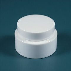 white cosmetic container