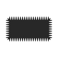 Doodle hand drawn trendy frame elements with swirls and wavy lines.