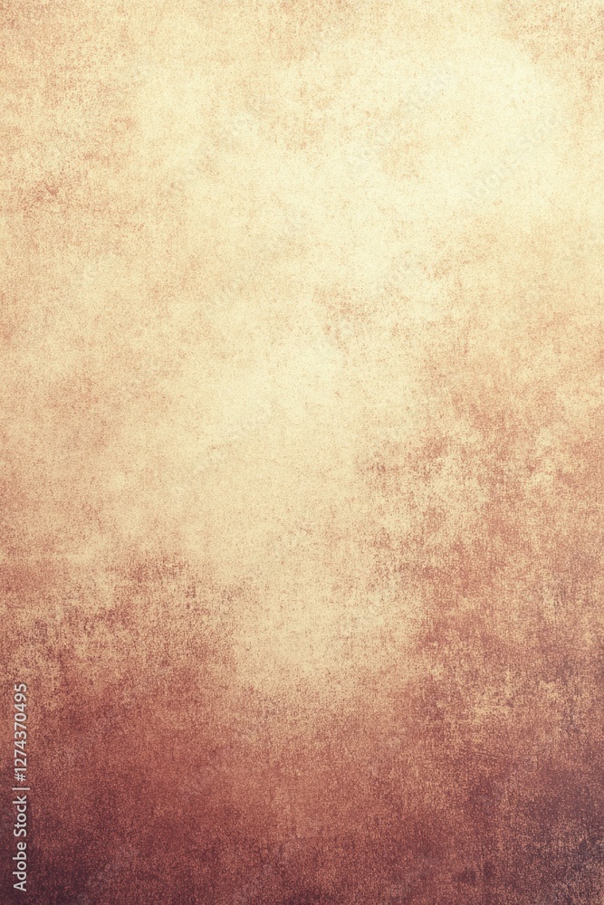 Poster Abstract canvas texture in warm sepia tones with subtle gradient for artistic backgrounds and design projects