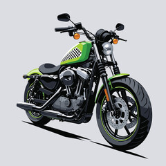 motorbike vector for graphic design