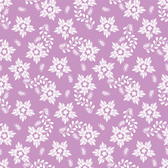Trendy exotic hand drawn flowers seamless pattern. Floral background for textile, wallpaper, banner, covers, surface, printing and home decor. Flower vector illustration.