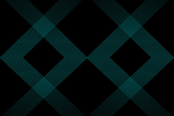 Shiny blue abstract background with glowing blue geometric lines. Abstract dark blue background with glowing geometric lines. Vector illustration.