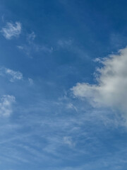 blue sky with clouds